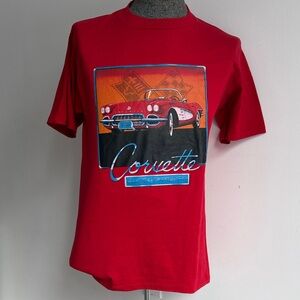 Jerzees Red Corvette Graphic Tee